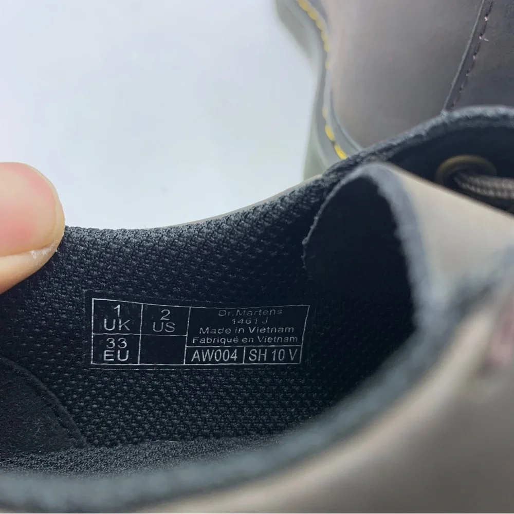 Dr Martens Ambassador Oxford Shoes Brown Size big kids US 2 - Picture 6 of 9